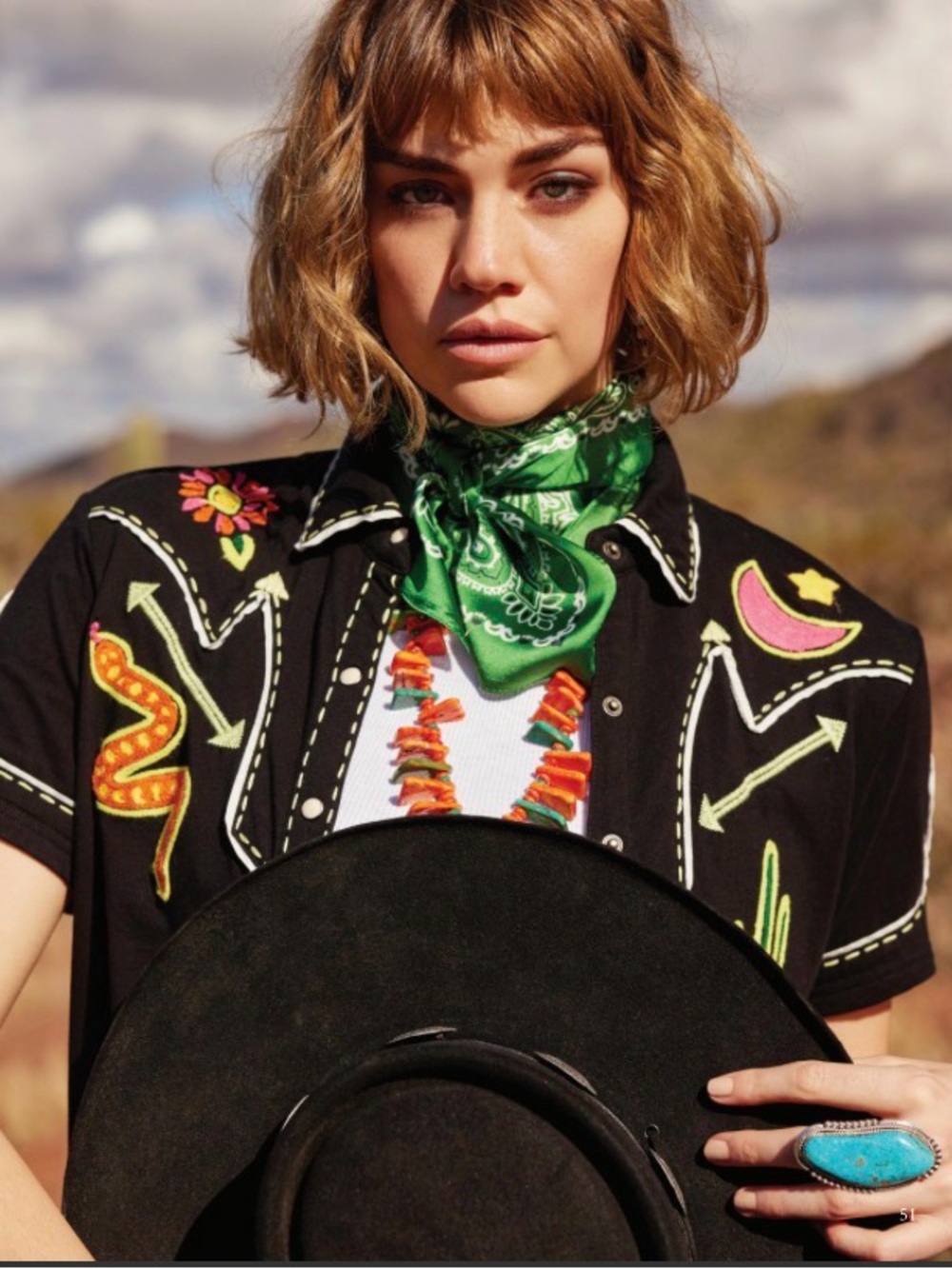 Double D Ranch Rattlesnake Ravine pearl snap jacket top cactus coyote RTL $395 L - Picture 2 of 7